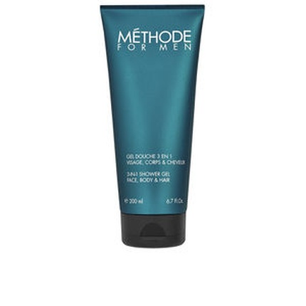 MÉTHODE FOR MEN gel douche 3 n 1 visage, corps & cheveux 200 ml Methode For Men Gel 200ml