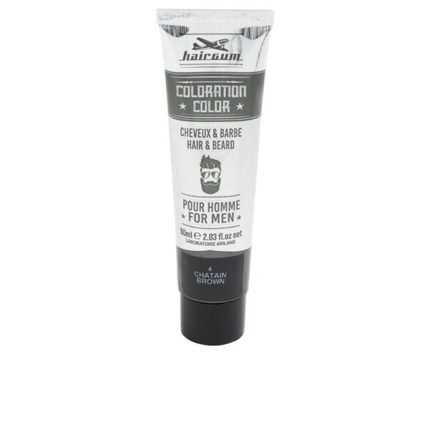 COLORATION beard and hair dye #4-Chestnut 60 gr Coloration Beard And Hair 60g