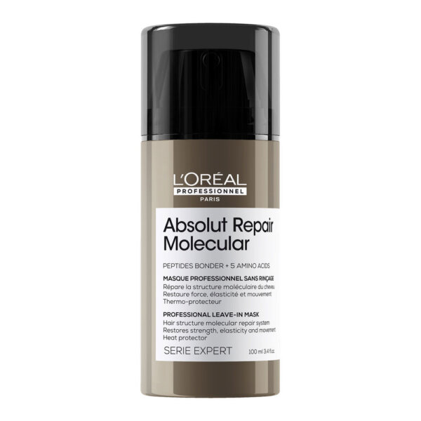 L'Oréal Absolut Repair Molecular professional repairing leave-in mask for damaged hair 100 ml Absolut Repair Molecular Professional 100ml
