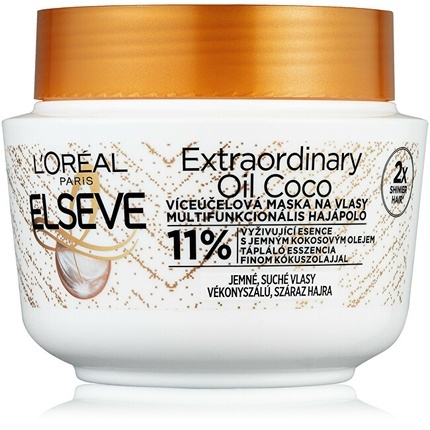 L'Oréal Paris Hair mask with coconut oil for normal to dry, Elseve hair Elseve Extraordinary Oil 300 ml