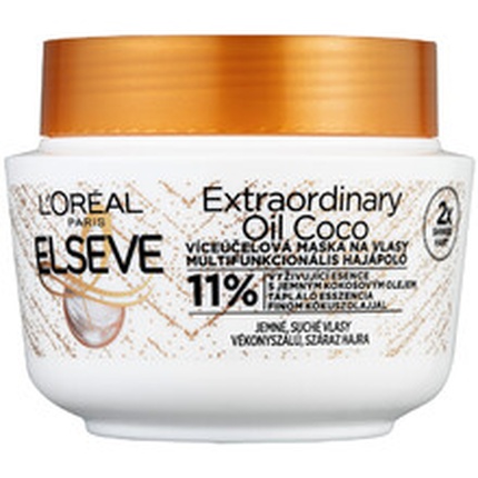 L'Oréal Paris Hair mask with coconut oil for normal to dry, Elseve hair Elseve Extraordinary Oil juuksemask 300 ml L'Oréal Paris Hair Mask