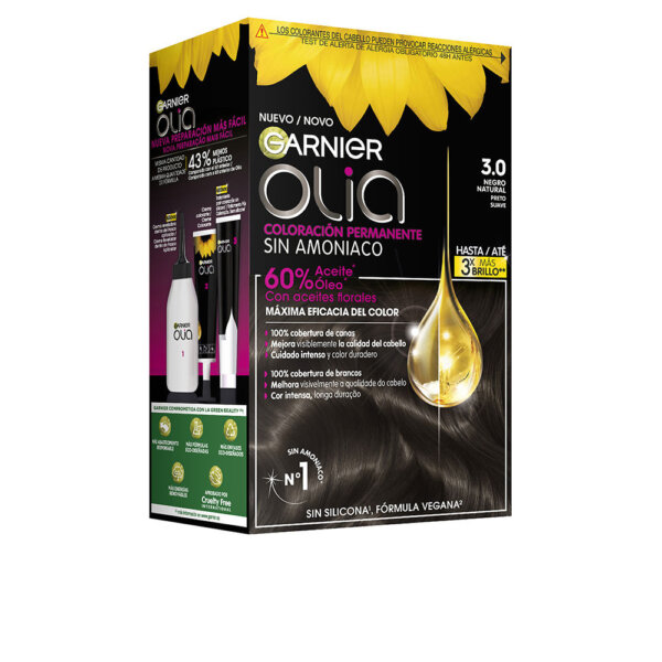 OLIA coloración permanente sin amoniaco #3.0-negro natural 1 u Garnier Olia juuksevärv 3.0