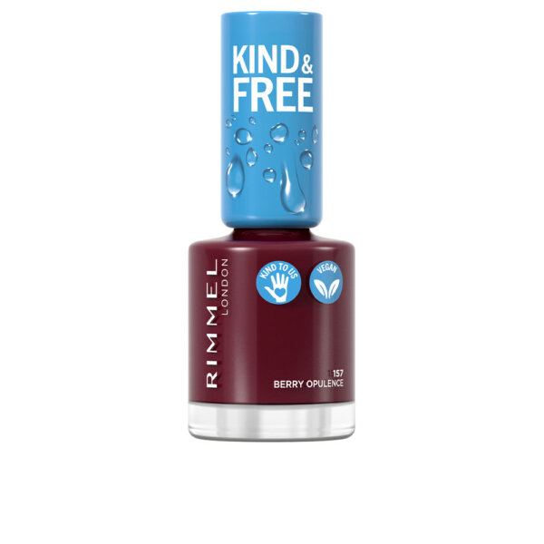 KIND & FREE nail polish #157-berry opulence Kind And Free Nail 8ml