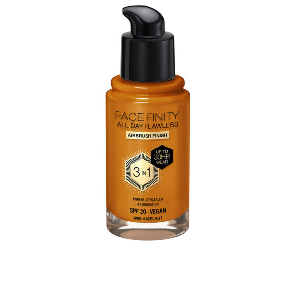 FACEFINITY ALL DAY FLAWLESS 3 IN 1 foundation #W95-hazelnut 30 ml Facefinity All Day Flawless 3
