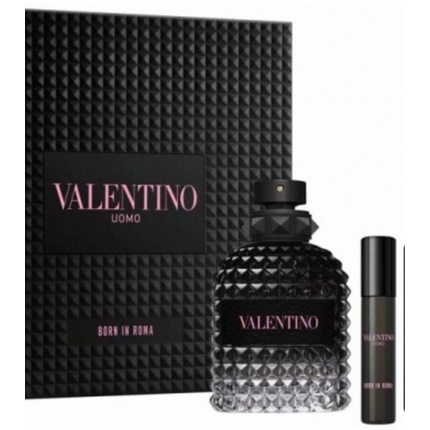 Valentino Uomo Born In Roma Gift Set EDT 100 ml and EDT 10 ml Uomo Born In Roma Tualettvesi 100ml
