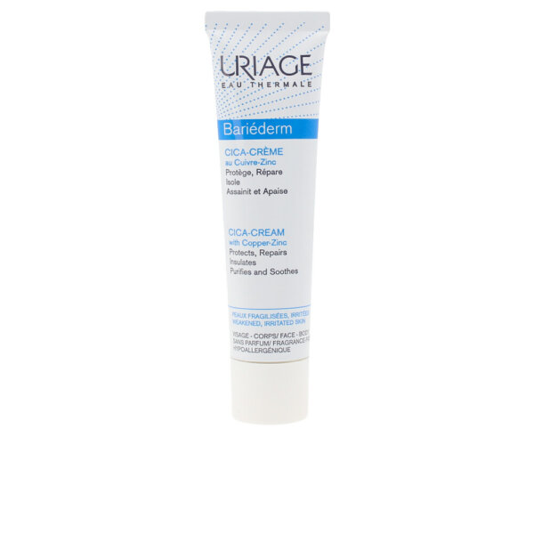 Reparative cream containing copper and zinc Bariéderm Cica ( Repair ing Cica-Cream With Cu-Zn) Reparative Cream Containing Copper