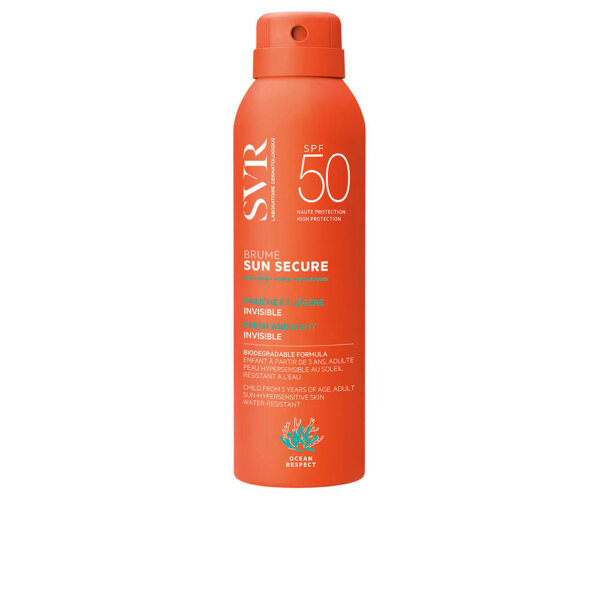 Svr SUN SECURE brume fraíche et légére päikesekaitsesprei SPF50 200 ml Sun Secure Brume Fraiche