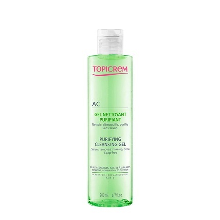 Topicrem AC Purifying Cleansing Gel (oily and sensitive skin) - Cleansing gel 200 ml