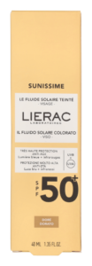 Lierac Paris SUNISSIME tinted sunscreen fluid SPF50+ #Golden 40 ml