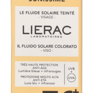 Lierac Paris SUNISSIME tinted sunscreen fluid SPF50+ #Golden 40 ml