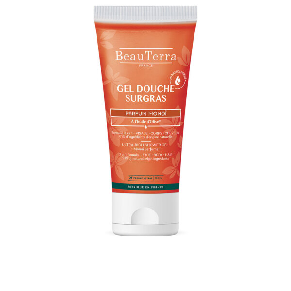 MONOI shower gel 100 ml Beauterra Monoi Shower Gel 100ml