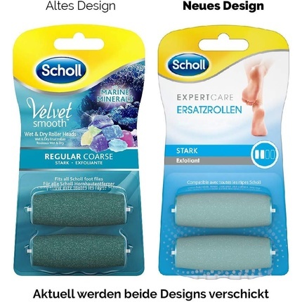 Scholl Velvet Smooth (2 tk) - Replacement head into an electric nail file