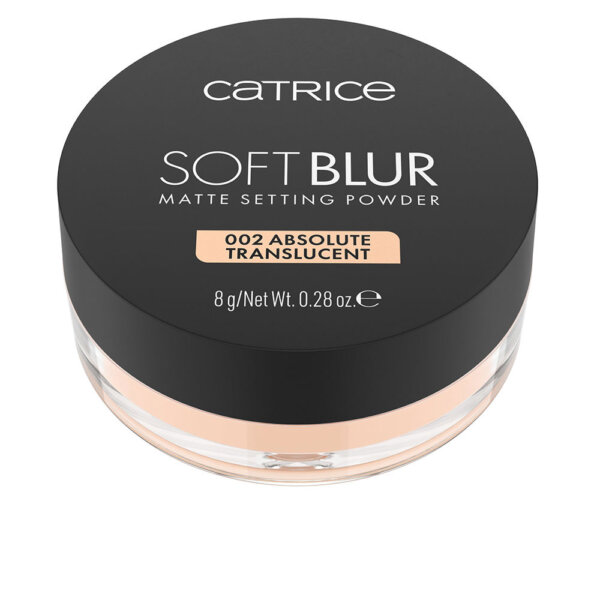 SOFT BLUR mattifying setting powder #002-Absolute Translucent 8 gr Soft Blur Mattifying Setting Puuder