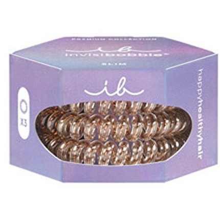 Slim Premium Bronze me Pretty - Hair tie (3 tk) Slim Premium Bronze Me
