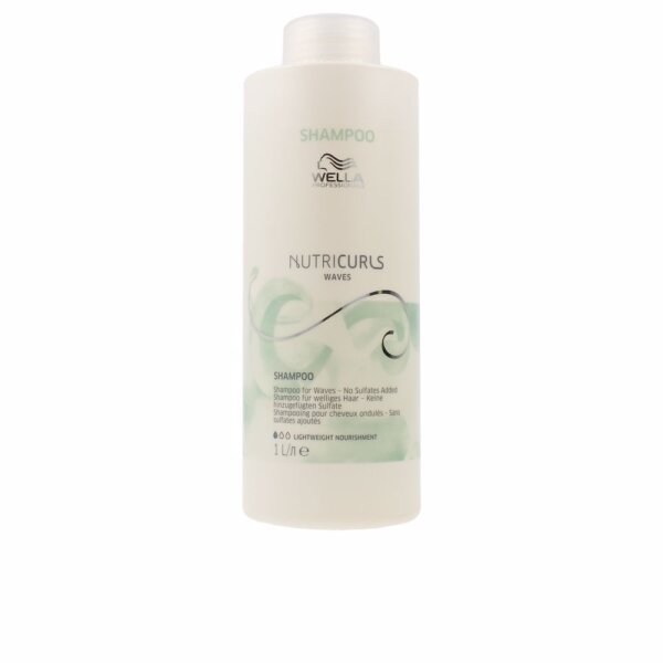 Wella Professional Nutricurls Shampoo for Waves - Moisturizing shampoo for wavy and curly hair šampoon 1000 ml Wella Professionals Nutricurls Shampoo
