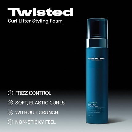 Sebastian Professionals TWISTED curl lifter styling mousse for frizz-free, sticky curls 200ml