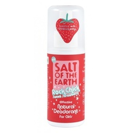 Natural Deodorant Spray Rock Chick Sweet Strawberry ( Natura l Deodorant) 100 ml Natural Deodorant Spray Rock