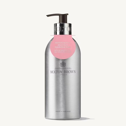 Infinite Bottle Delicious Rhubarb & Rose Bath & Shower Gel Infinite Bottle Delicious Rhubarb