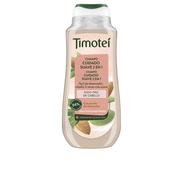 TIMOTEI Gentle Care 2-in-1 Shampoo with Almond and Coconut Oil for All Hair Types 300 ml Timotei Gentle Care
