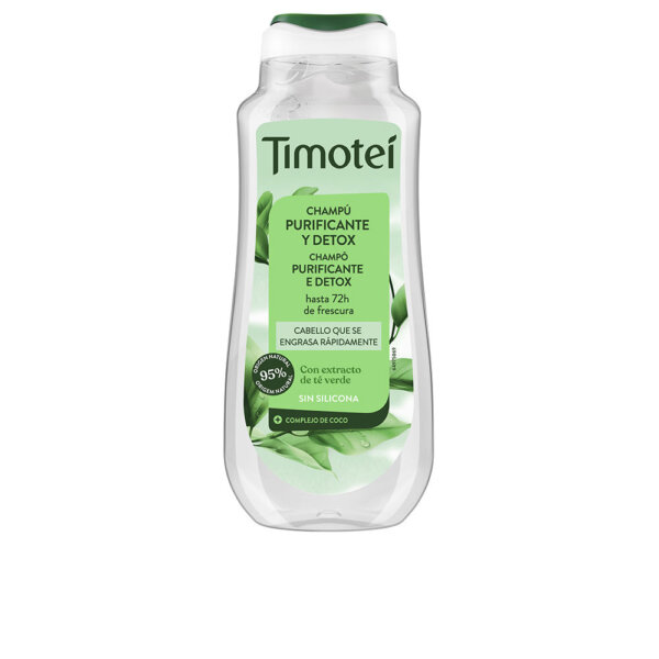 TIMOTEI purifying and detoxifying shampoo with green tea extract for oily hair 300 ml Purifying And Detoxifying Shampoo