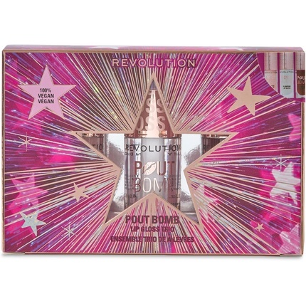Makeup Revolution Pout Bomb Plumping Lip Gloss Trio Gift Set - Gift set