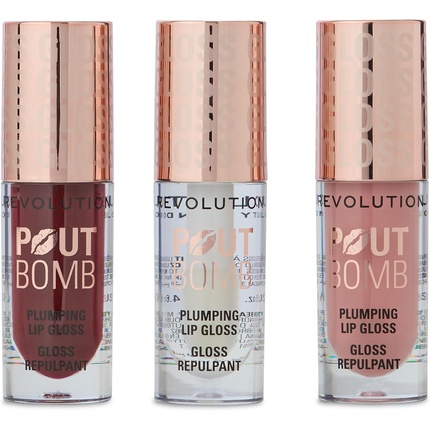 Pout Bomb Plumping Lip Gloss Trio Gift Set - Gift set Pout Bomb Plumping Lip 2