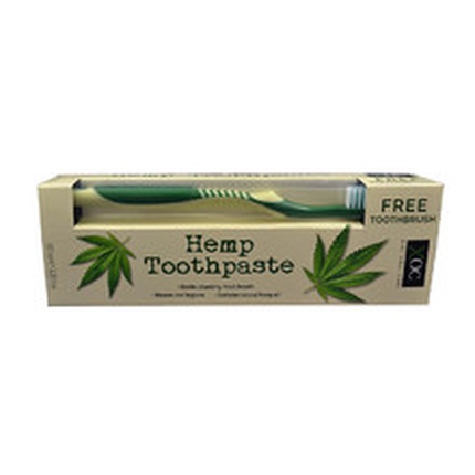 XOC Toothpaste + Toothbrush - Hemp toothpaste and toothbrush Xoc Toothpaste Toothbrush Hemp