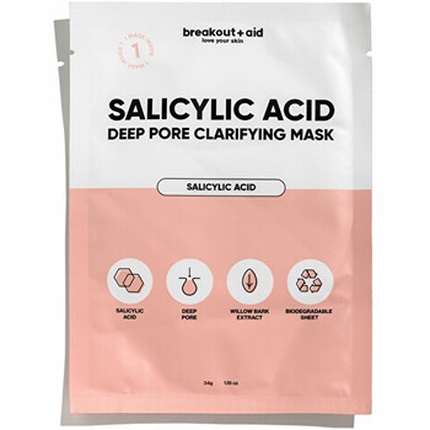 Breakout+aid Clarifying mask Breakout+aid Clarifying mask