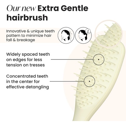 Ultimate Detangler Extra Gentle Chamomile Yellow - hair brush Ultimate Detangler Extra Gentle 2