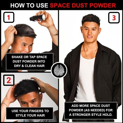 CrazyBull Spacedust Hair Texture Powder - volume 20 g