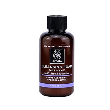 FOAMING CLEANSING CREAM face and eyes with olive and lavender 75 ml Foaming Cleansing Cream Face