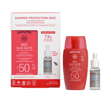 BEE SUN SAFE DRY TOUCH FACIAL FLUID SPF50 2-PACK Bee Sun Safe Dry