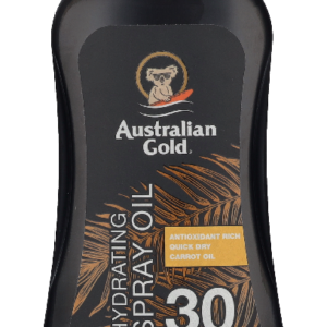 Australian Gold Hydrating Spray Oil Sunscreen SPF30 With Carrot Oil