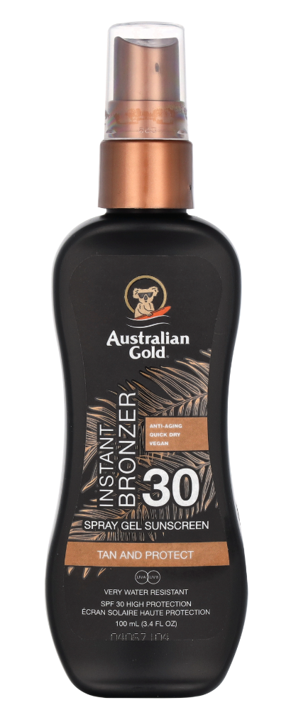 SUNSCREEN SPF30 spray gel with instant bronzer 100 ml Sunscreen Spf30 Spray Gel