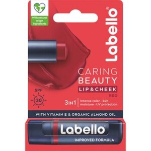 Labello Red Caring Beauty Lip & Cheek SPF 30 4,8 g