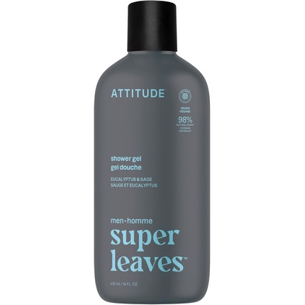 Super Leaves Eucalyptus & Sage Shower Gel - men Super Leaves Eucalyptus And