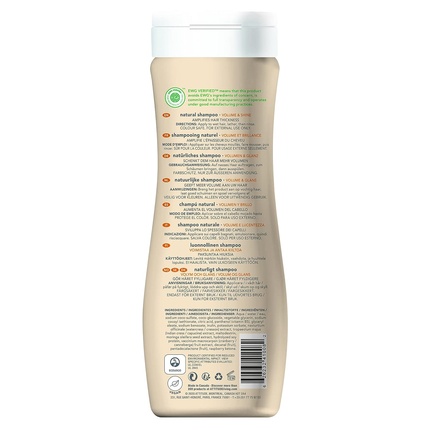 Super Leaves Volume & Shine Shampoo - Přírodní šampon pro lesk a objem jemných vlasů Super Leaves Volume And
