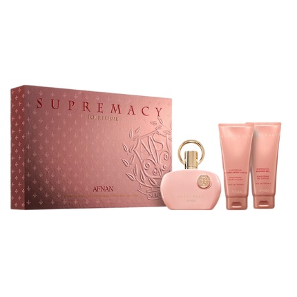 Supremacy Pink Gift Set EDP 100 ml, shower gel 100 ml and body lotion 100 ml Supremacy Pink Gift Set