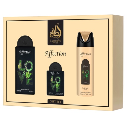 Affection Gift Set EDP 100 ml, deospray 200 ml and EDP 20 ml Affection Gift Set Edp