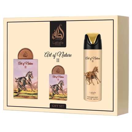 Art Of Nature II Gift Set EDP, Deospray 200 ml and EDP 20 ml Art Of Nature Ii 200ml