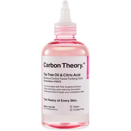 Tea Tree Oil & Citric Acid Breakout Control Facial Purifying Tonic Carbon Theory Tea Tree Oil