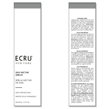 Ecru New York Silk Nectar Serum Hair Serum - Smoothing serum for perfectly smooth hair 40 ml