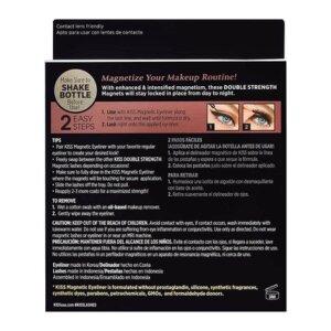 KISS Magnetic Eyeliner & Lash Kit - Magnetic false eyelashes with eyeliner – toon 01 Lure