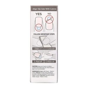 KISS ImPRESS Color Point Pink Nails (30 tk)