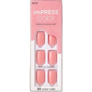 KISS ImPRESS Color Pretty Pink Nails 30 tk