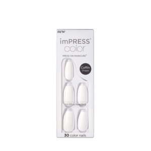 KISS ImPRESS Color MC Frosting Nails 30 tk