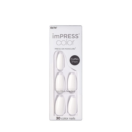 KISS ImPRESS Color MC Frosting Nails 30 tk