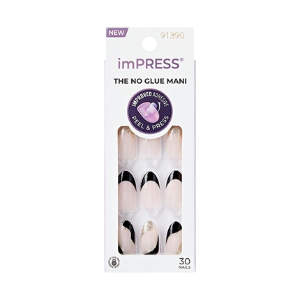 imPRESS Nails Illusion - press-on nails (30 tk) Kiss imPRESS Nails kunstküüned