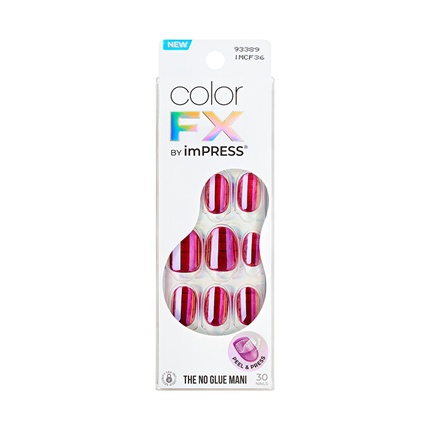 imPRESS Color FX Around You Nails - press-on nails (30 tk) Impress Color Fx Around
