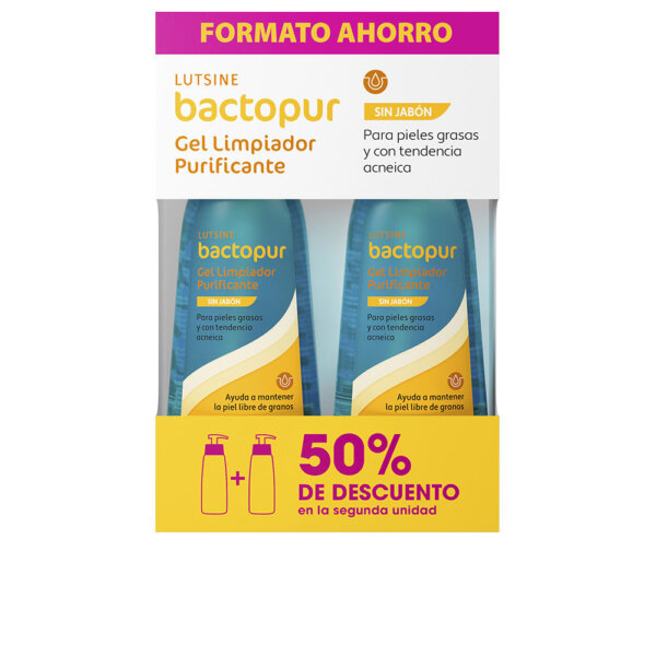 BACTOPUR purifying cleansing gel pack 2 x 200 ml Bactopur Purifying Cleansing Gel